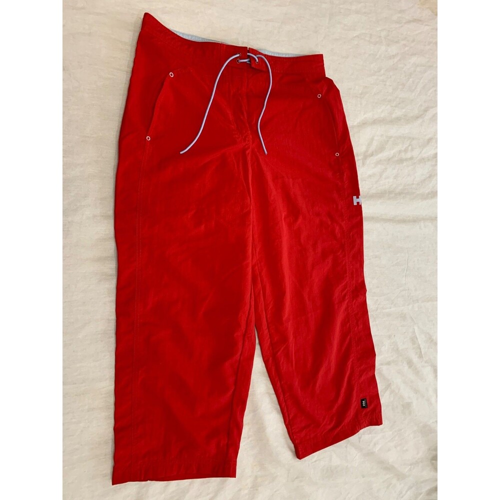 HELLY HANSEN WOMENS ATHLETIC NYLON UNLINED CAPRIS PANTS SIZE M